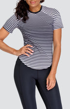 Malika Top - Vertigo Stripe