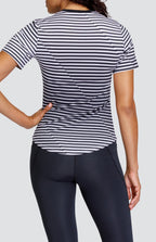 Malika Top - Vertigo Stripe