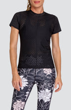 Amadea Top - Onyx Black