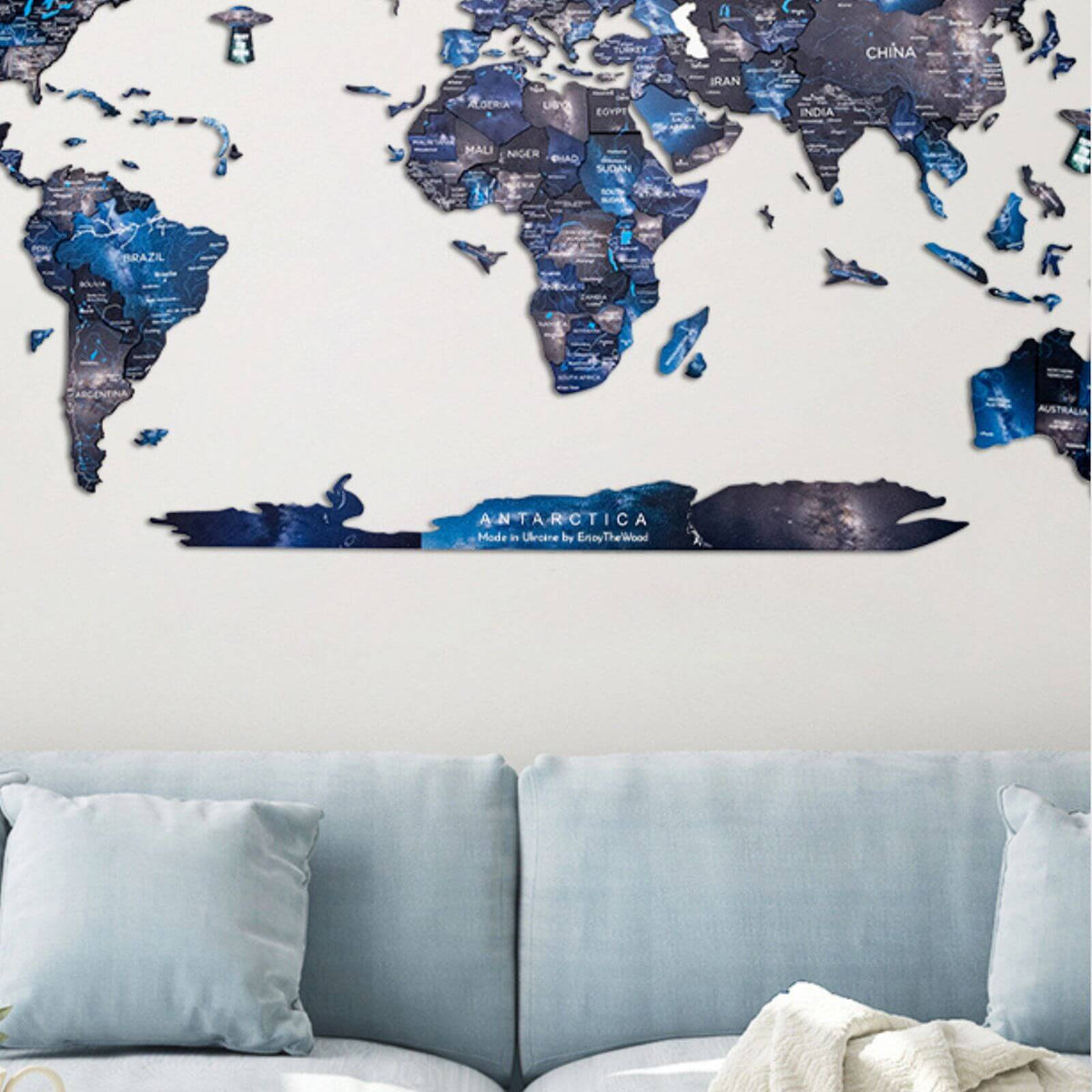 Antarctica For Colored Maps