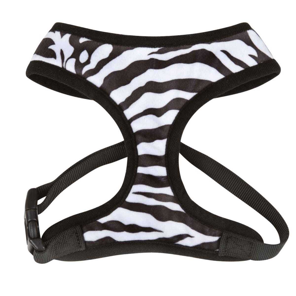 Casual Canine Plush Print Harnesses S Leopard