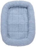 Slumber Pet Sherpa Crate Bed M Purple