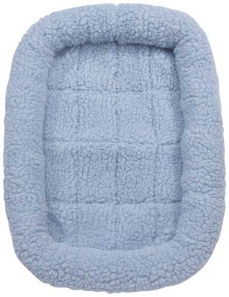 Slumber Pet Sherpa Crate Bed M Purple