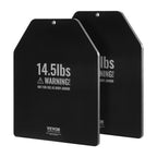 Weight Vest Plates, 14.5 LB Pairs, Premium Steel Weighted plates, Contoured Ergonomic Fit  WODs, Additional Weight for Weight Vests, for Strength Training, Running, Fitness, Heavy Workouts