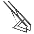 Bed Lift, 59x71 in Compatible Bed Size 154 lbs Load Bearing, DIY Wall Bed Mechanical Hardware Kit Vertical Deluxe, Pneumatic Lever Heavy Duty Bed Support, Folding Wall Bed for Guestroom