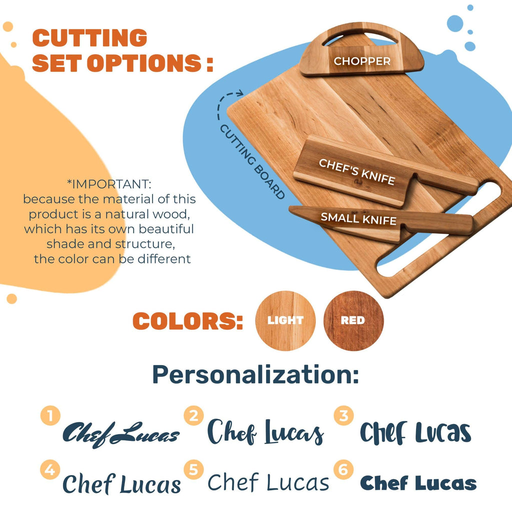 Safe Cutting Board and Knives