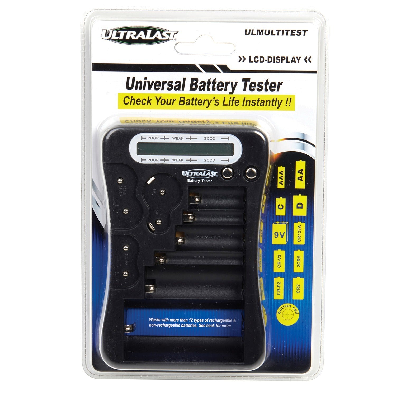 Ultralast ULMULTITEST Universal Battery Tester