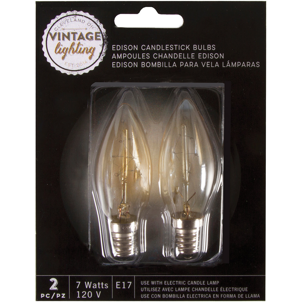 Edison C and lestick Bulbs 7 Watts