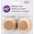 Wilton Mini Baking Cups 100 Per Pkg Unbleached