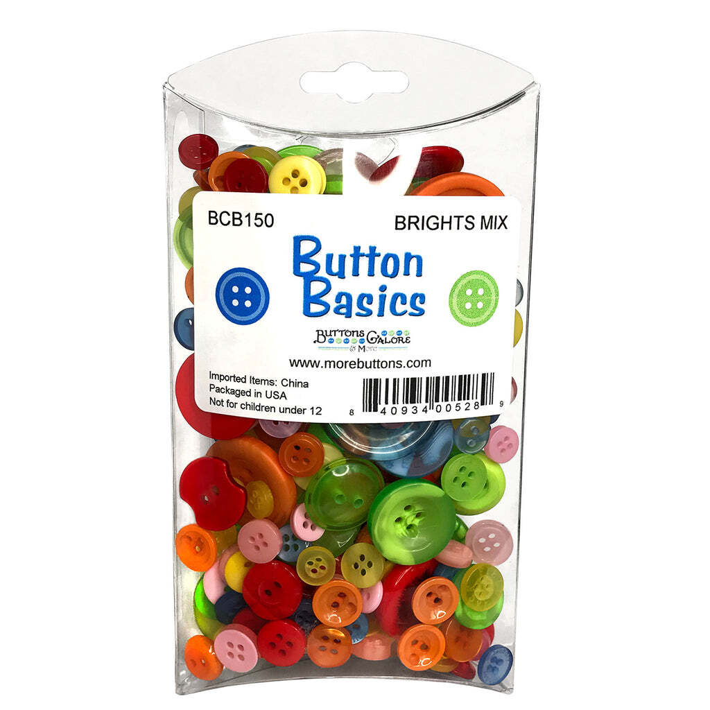 Buttons Galore Big Bag of Colorful Craft and Sewing Buttons 4.5 Oz
