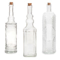 Darice 5913 509 Glass Bottles Assorted Clear with Cork High 12 inches 1 Pack Of 12 Pieces