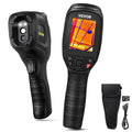 Thermal Imaging Camera, 320 x 240 Pixels Super Resolution with 2MP Visual Camera, 25Hz Refresh Rate Infrared Camera with -4?~1022? Temp, 64G SD Card and Rechargeable Li-ion Battery