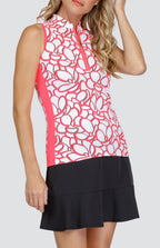 Yareli Top - Floral Imprint