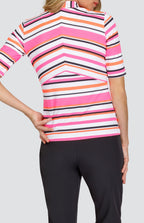 Colette Top - Sherbert Stripe