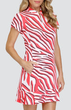 Stell Dress - Zebra Frill