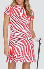 Stell Dress - Zebra Frill