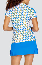 Myrna Top - Interlaced Geo