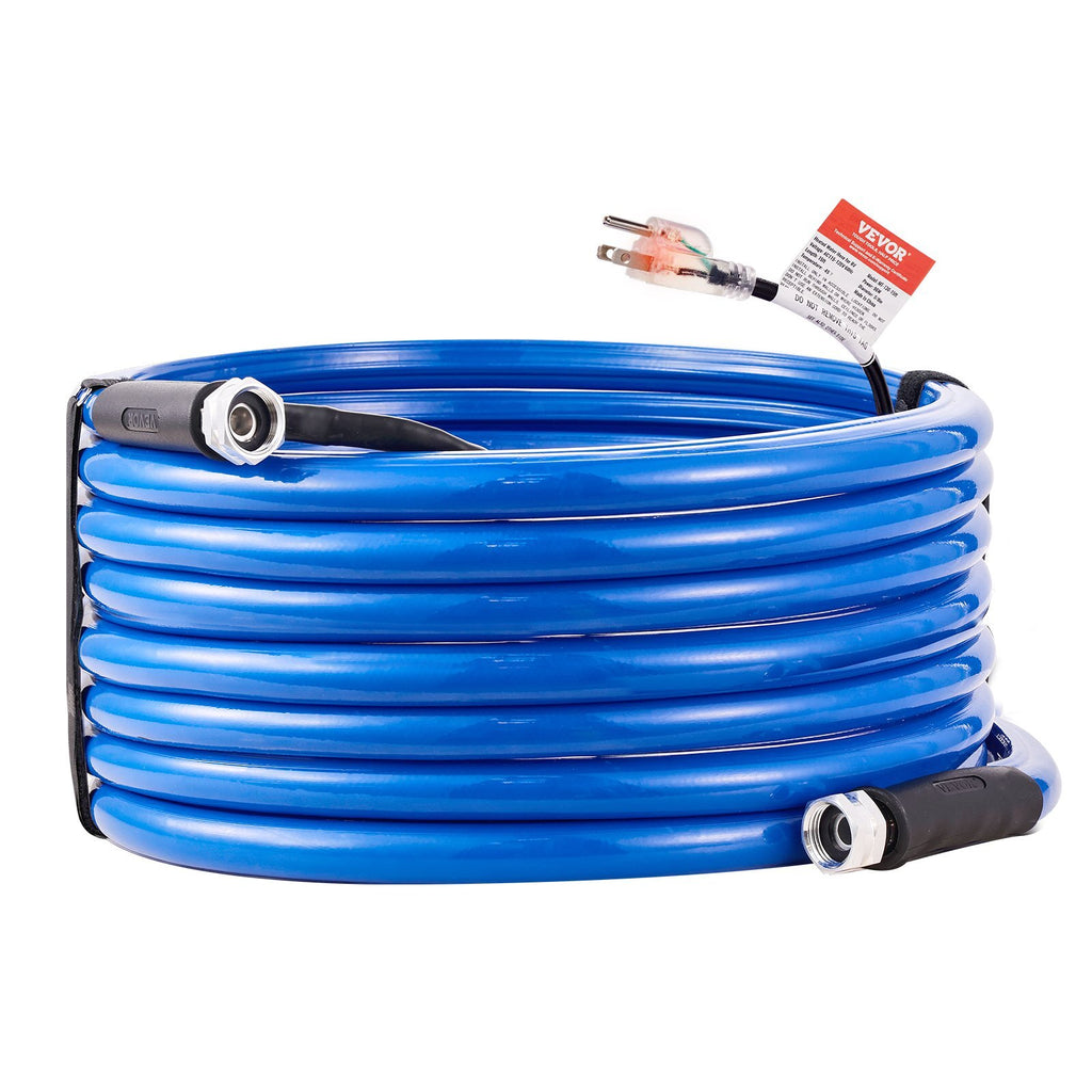 50ft Heated Water Hose for RV, Heated Drinking Water Hose Antifreeze to -45?F, Automatic Self-regulating, 5/8" I.D. with 3/4" GHT Adapter, Lead and BPA Free