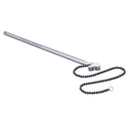 Chain Wrench, 48 inch Chain Pipe Wrench, 13.4 inch Diameter Capacity, CRV Reversible Pipe Fitting Tool Wrench with High Strength Jaw and Ergonomic Handle, for Pipe Installation and Car Repair