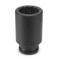 Grey Pneumatic 3/4" Drive x 33mm Deep - 12 Point Socket