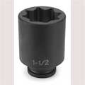 Grey Pneumatic 3/4" Drive x 1-1/2" Deep - 8 Point Socket