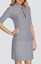 Dolores Top - Stripe Jacquard