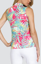 Sofia Top - Palm Isles - Fuchsia