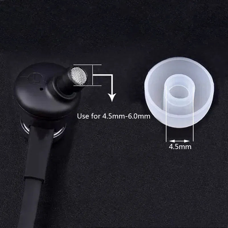 Color: Blue, Size: L - 50pcs/lot Earphone Silicone Case Covers Soft Ear Tips For Headphones Ear Pads Cushion Caps Earbuds Replacement Accessories