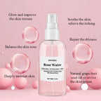 ENVISHA Rose Water For Face Facial Toner Organic Rose Petals Essence Moisturizing Serum Refresh Elastic Shrink Pores Skin Care