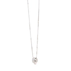 Simple   Crystal Necklace Pendant Double Round Circle Clavicle Chokers Necklaces For Women Wedding Jewelry