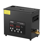 6L Ultra Sonic Cleaner, 180W Digital Ultrasonic Cleaning Machine with Gentle Mode & Upgraded Degassing, 40kHz Industrial Ultrasound Cleaner with Heater & Timer for Retainer, Jewelry, Tools