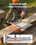 Chainsaw Mill, Portable Sawmill Fits 16-20 in Planking Milling Bar, Lumber Cross Cutting Guide Chain Saw with Shield, 0.2-11.81 in Cutting Thickness, Timber Chainsaw Mill Kit for Woodworkers