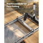 Chainsaw Mill, Portable Sawmill Fits 16-20 in Planking Milling Bar, Lumber Cross Cutting Guide Chain Saw with Shield, 0.2-11.81 in Cutting Thickness, Timber Chainsaw Mill Kit for Woodworkers