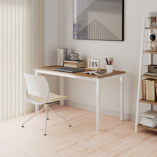 8 Pieces EVA Foam Floor Tiles with Wood Texture - Color: Natural
