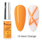 Venalisa Liner Gel 8ml French Nail Gel Polish UV LED Painting Gel Nail Art Design Gorgeous Glitter Color DIY Drawing Polish