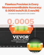 6-Piece Torpedo Level, 78/48/32/24/16/10 Inch All Magnetic Levels Set, Bubble Vials Ruler for 45/90/180 Degree, Aluminum Alloy Magnetic Box Leveler Tool, Shock-Resistance, SAE and Metric Scale