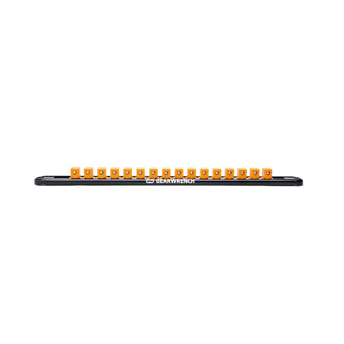 GearWrench 3/8 Inch Drive Magnetic Socket Rail Includes 14 Clips