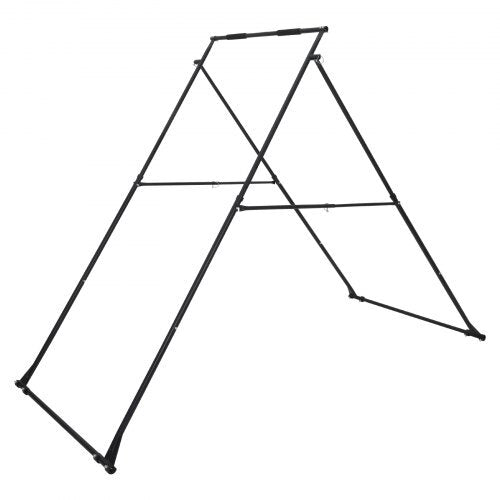 Yoga Stand Frame, Max 440.9 lbs Load Swing Stand, Triangular Structure Yoga Aerial Rig, Aerial Silk Stands with EVA Foam, 4-Level Horizontal & 6-Level Vertical Adjustment, Multi-Functional