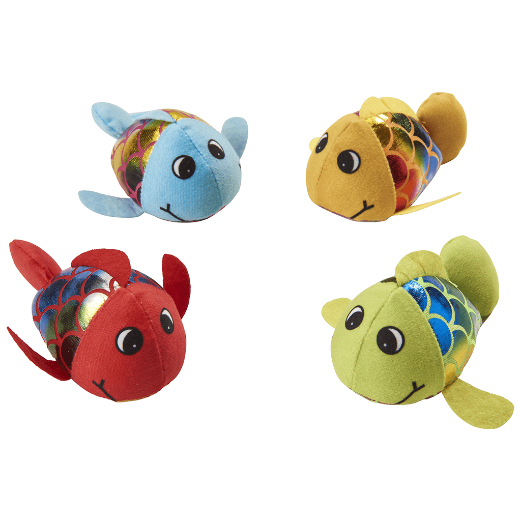SPOT Plush Jittery Fish 3 inch Cat Toy
