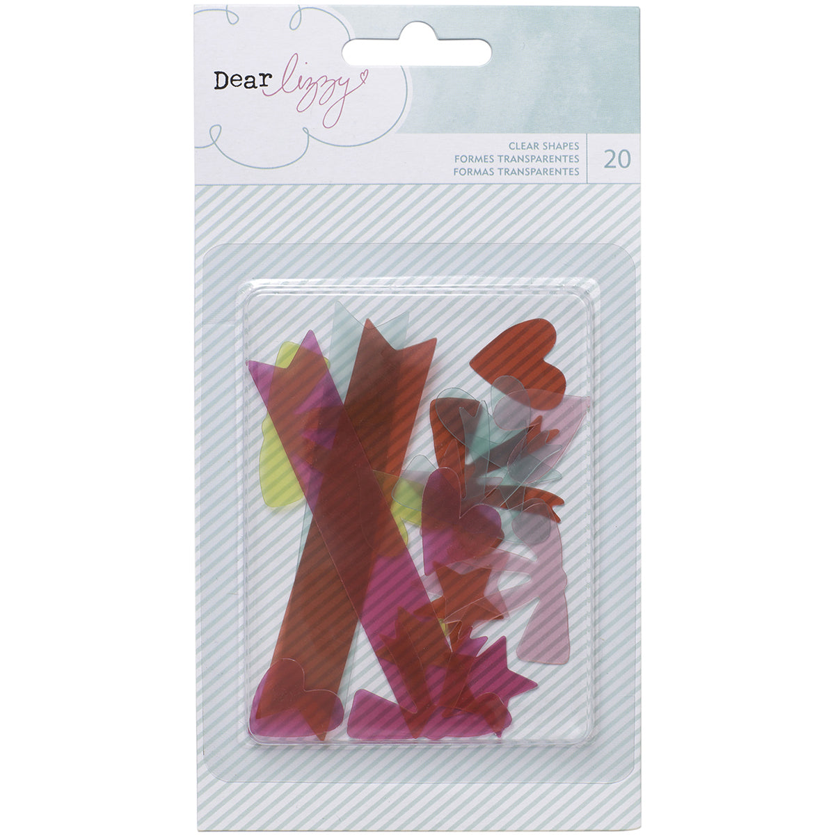 Dear Lizzy Collection Fine and D and y Acrylic Shapes