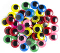Paste-On Wiggle Eyes 20mm 50 Per Pkg Black