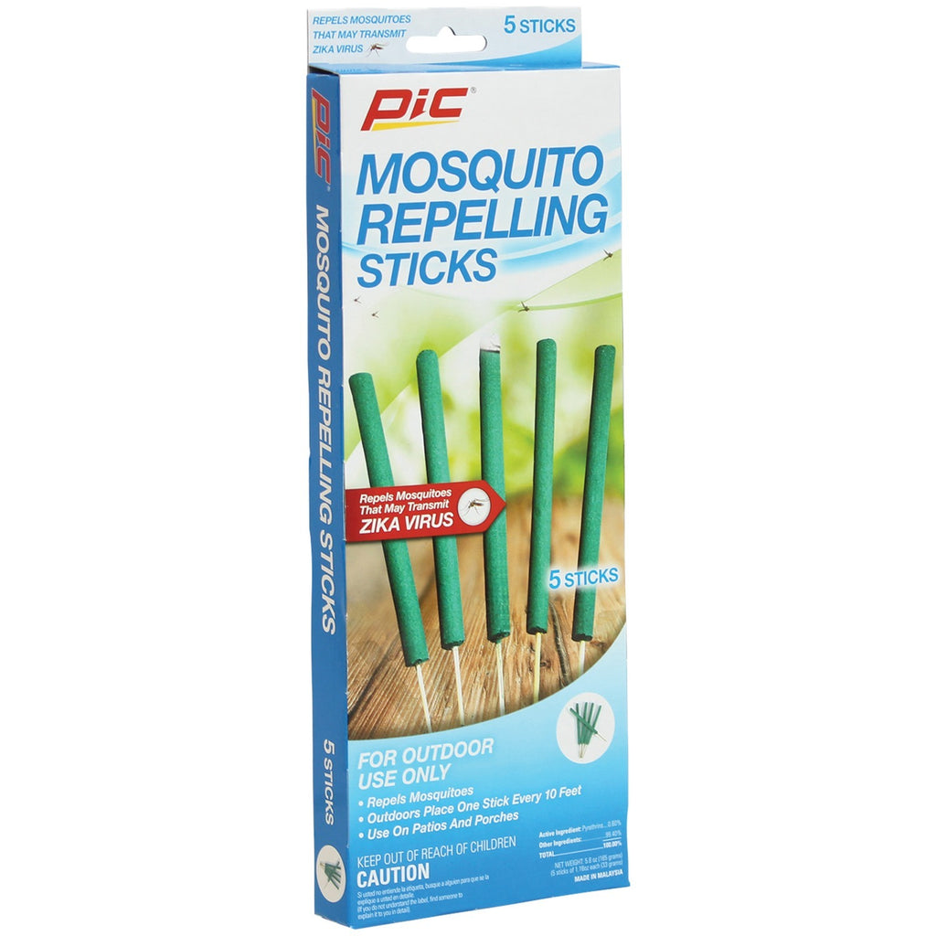 PIC MOS-STK Area Mosquito Repellent Sticks, 5 pk