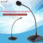 Professional Condenser Wired Gooseneck Microphone Desktop High Sensitivity Capacitor Mic black