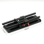 VELEDGE 15mm Camera BasePlate with ARRI Dovetail Plate black
