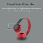P47 Foldable Wireless  Headphones, Tablet Bluetooth-compatible Headset With Mic, Compatible For Mobile Xiaomi Iphone Sumsamg black