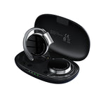 US F2 Tws Wireless Bluetooth Headset Noise-Cancelling Night Running Light Luminous Sports Earbuds Black