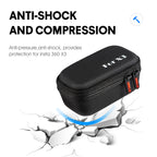Camera Bag Portable Carrying Case Outdoor Storage Handbag Compatible For Insta360 One X3 Panoramic Camera black 1111347