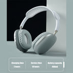 P9 Tws Wireless Bluetooth 5.3 Headset with Microphone Stereo Hi-fi Noise Canceling Gaming Headphones Blue