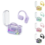 C01 Wireless Hanging Ear Headphones Open Ear Headphones Stereo Sound Earphones Noise Reduction Earphones Yellow