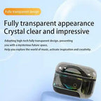 C01 Wireless Hanging Ear Headphones Open Ear Headphones Stereo Sound Earphones Noise Reduction Earphones Yellow